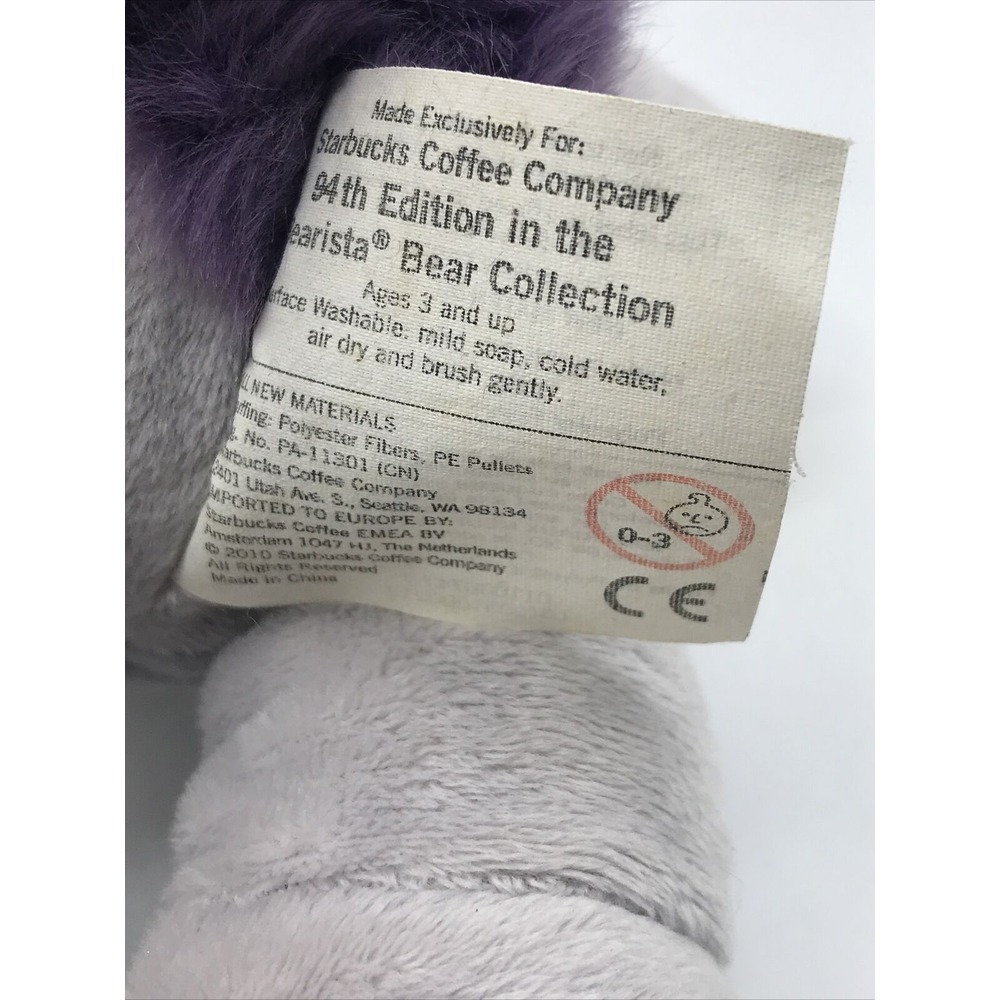94th Edition Starbucks 2010 Bearista Teddy Bear Plush Halloween Wolf - Picture 5 of 9